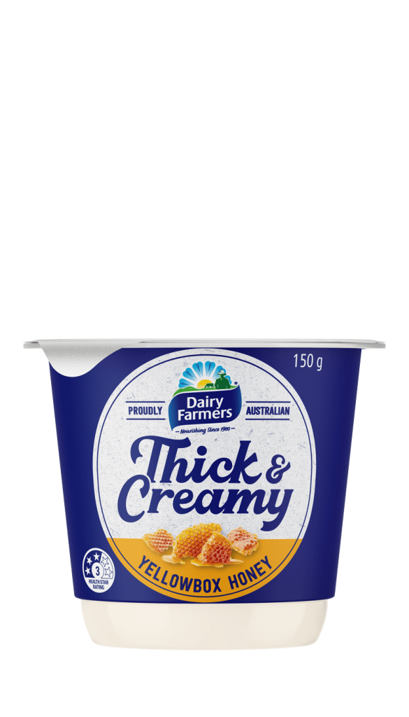 Thick & Creamy Yellow Box Honey Yoghurt Dairy Farmers